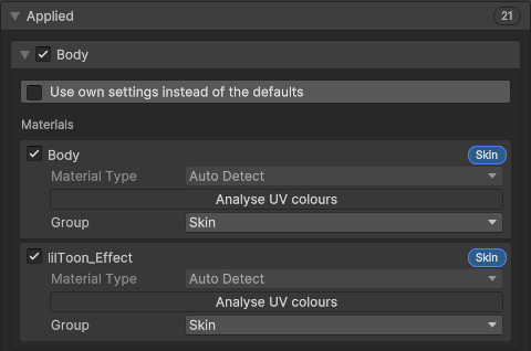 An opened renderer